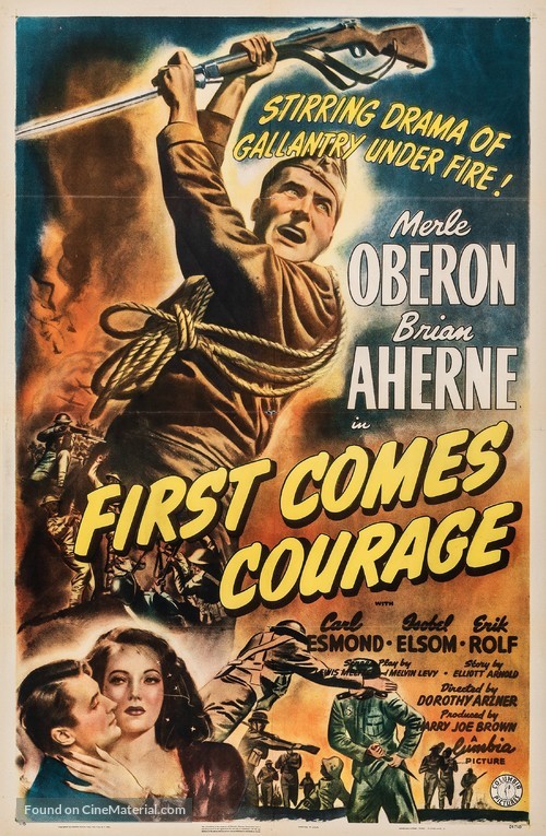 First Comes Courage - Movie Poster