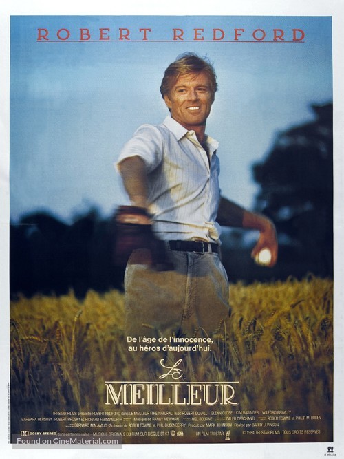 The Natural - French Movie Poster