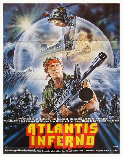 I predatori di Atlantide - German Movie Poster