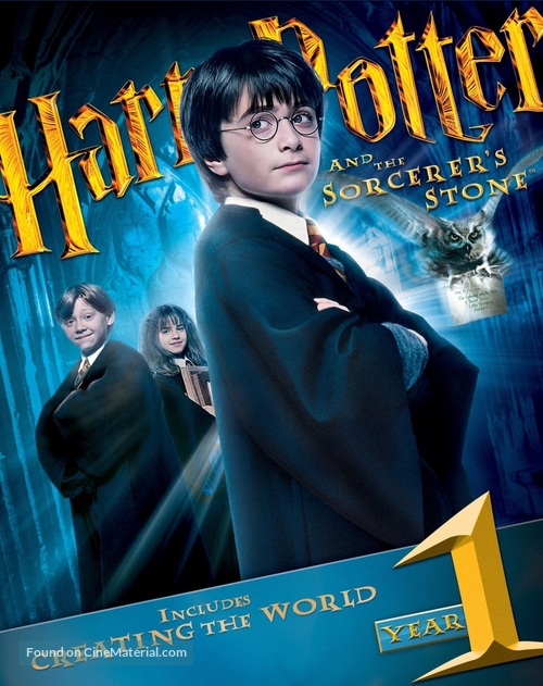 Harry Potter and the Philosopher&#039;s Stone - Blu-Ray movie cover