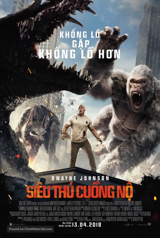 Rampage - Vietnamese Movie Poster