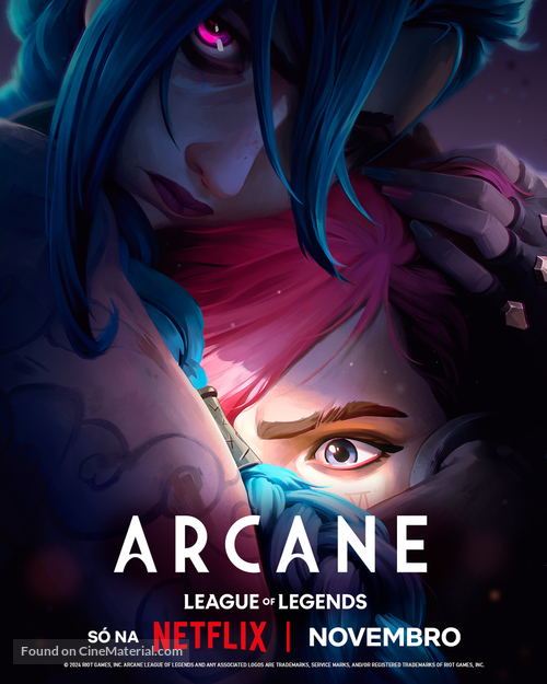 &quot;Arcane: League of Legends&quot; - Portuguese Movie Poster