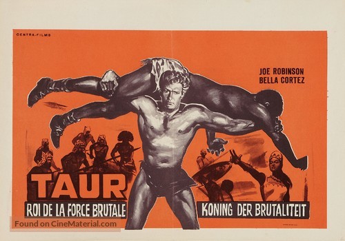 Taur, il re della forza bruta - Belgian Movie Poster