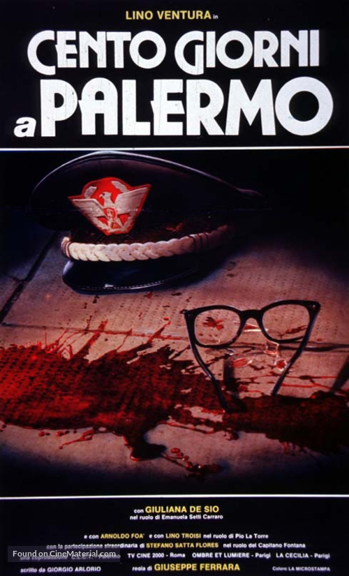 Cento giorni a Palermo - Italian Movie Poster