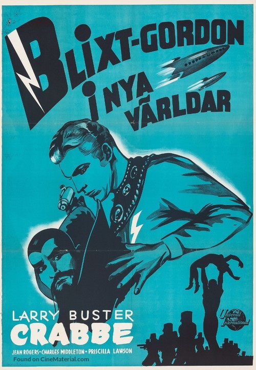 Flash Gordon - Swedish Re-release movie poster