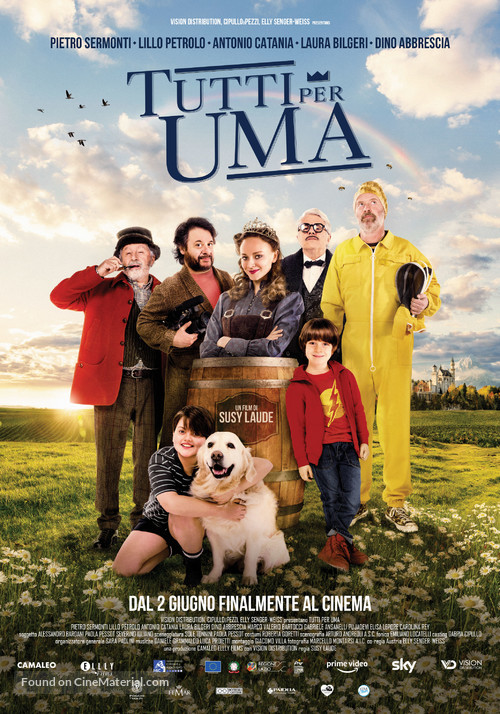 Tutti per Uma - Italian Theatrical movie poster