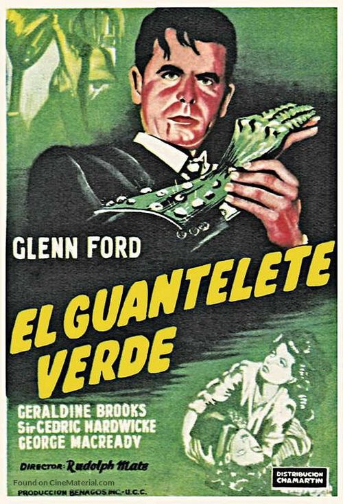 The Green Glove - Spanish Movie Poster