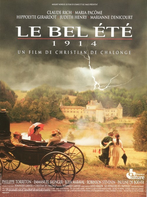 Le bel &eacute;t&eacute; 1914 - French Movie Poster