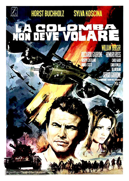 La colomba non deve volare - Italian Movie Poster