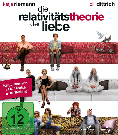 Die Relativit&auml;tstheorie der Liebe - German Blu-Ray movie cover