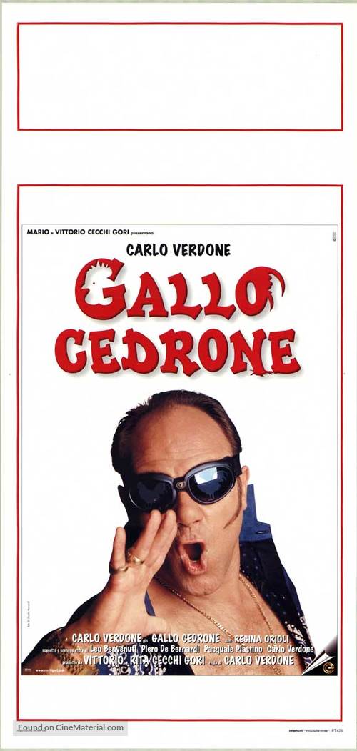 Gallo cedrone - Italian Movie Poster