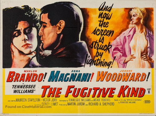 The Fugitive Kind - British Movie Poster