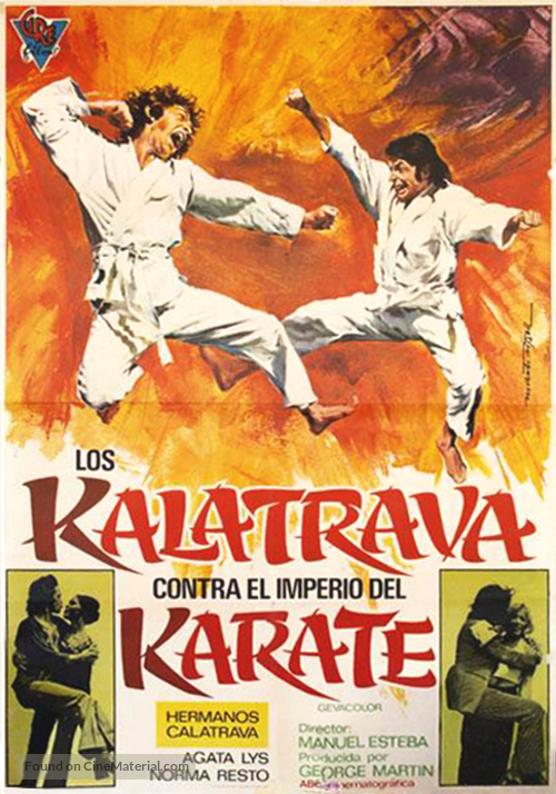 Los Kalatrava contra el imperio del karate - Spanish Movie Poster