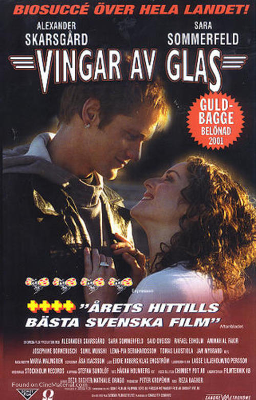 Vingar av glas - Swedish VHS movie cover