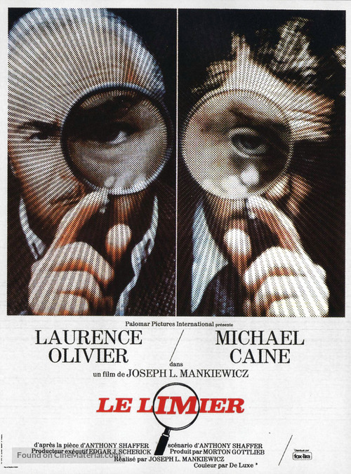 Sleuth - French Movie Poster