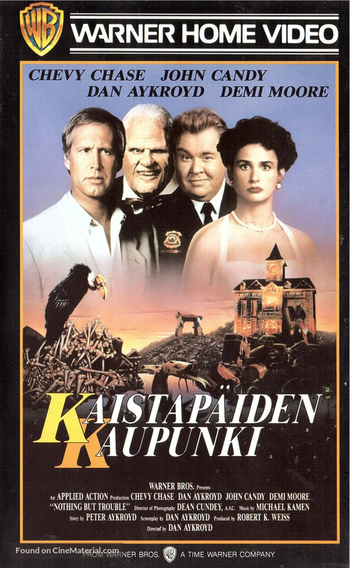 Nothing But Trouble - Finnish VHS movie cover