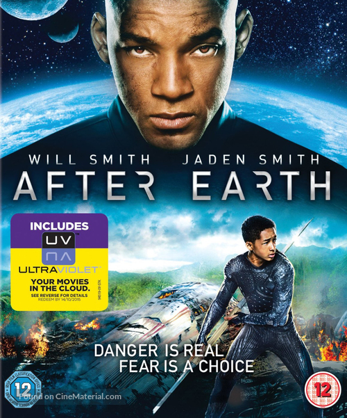 After Earth - British Blu-Ray movie cover