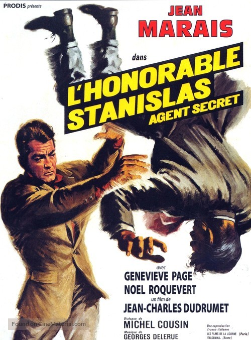 Mr. Stanislas geheim agent - French Movie Poster