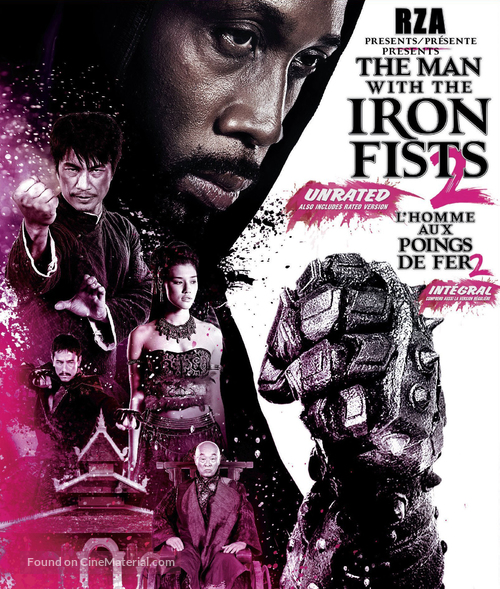 The Man with the Iron Fists 2 - Canadian Blu-Ray movie cover