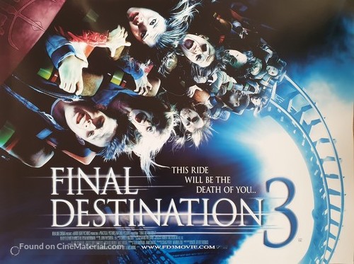 Final Destination 3 - British Movie Poster