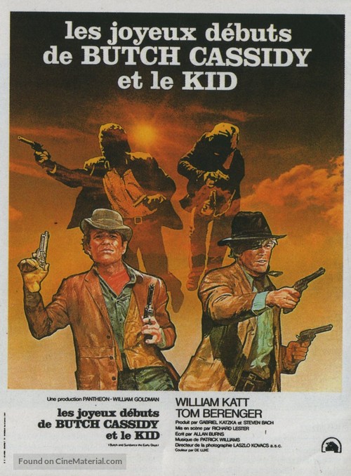 Butch and Sundance: The Early Days - French Movie Poster