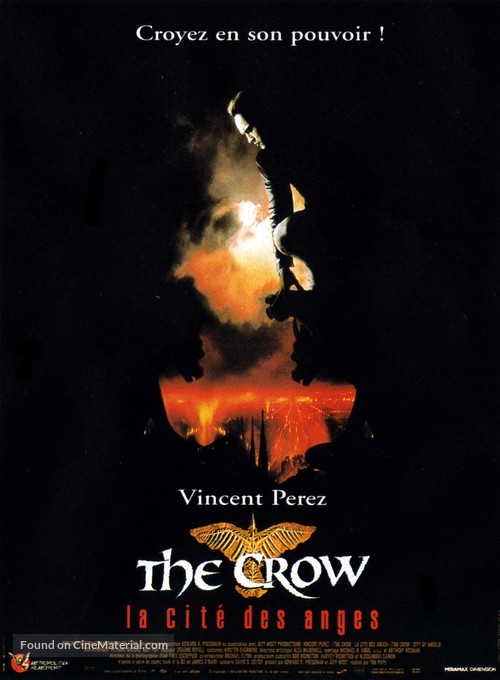 The Crow: City of Angels - French Movie Poster