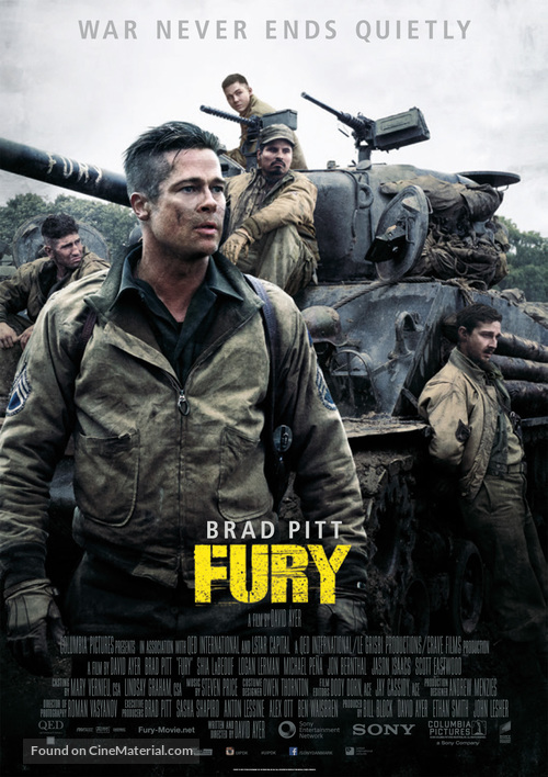 Fury - Danish Movie Poster
