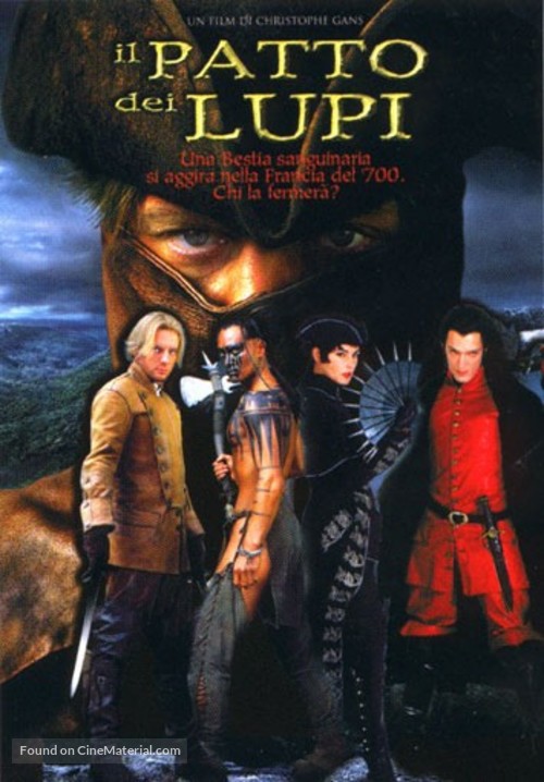 Le pacte des loups - Italian DVD movie cover