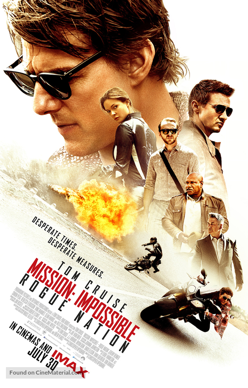 Mission: Impossible - Rogue Nation - British Movie Poster
