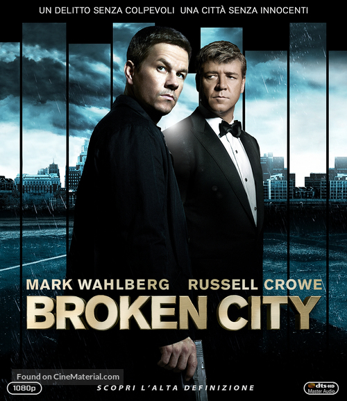 Broken City - Italian Blu-Ray movie cover