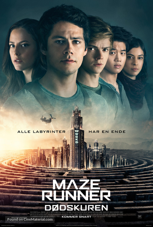 Maze Runner: The Death Cure - Danish Movie Poster