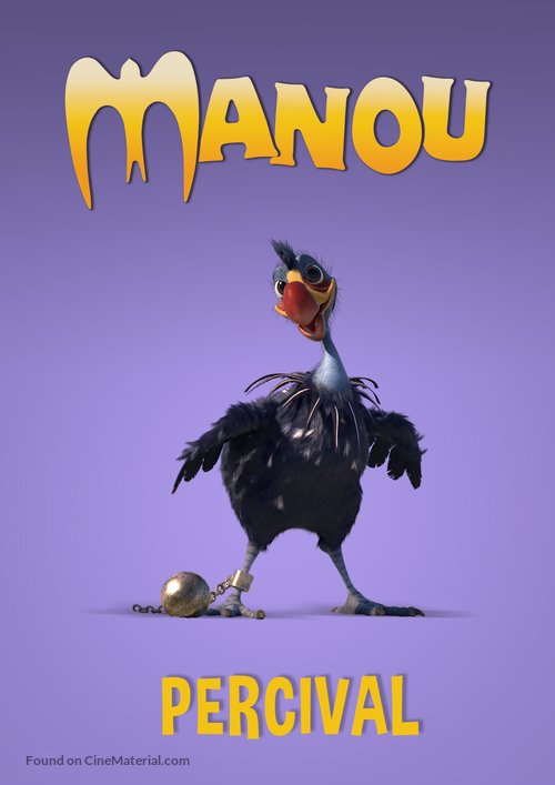 Manou the Swift - Spanish Movie Poster