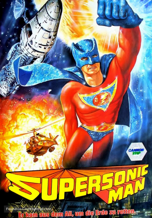 Supersonic Man - German Movie Poster