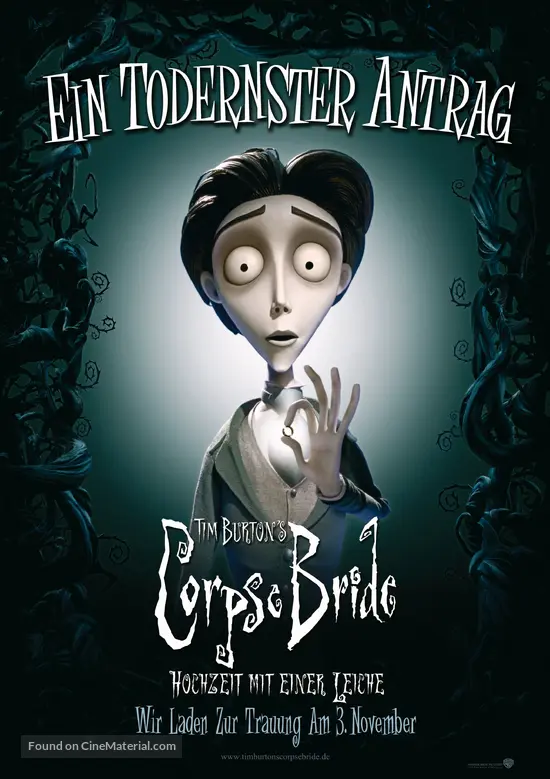 Corpse Bride - German Movie Poster