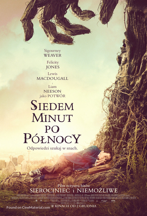 A Monster Calls - Polish Movie Poster