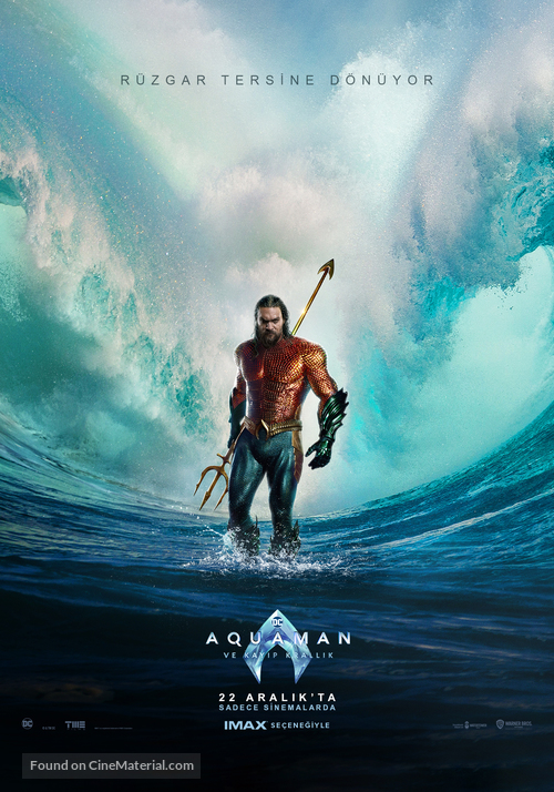 Aquaman and the Lost Kingdom - Turkish Movie Poster