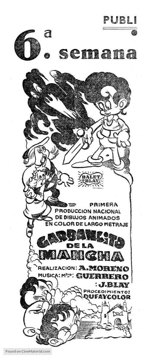 Garbancito de la Mancha - Spanish poster