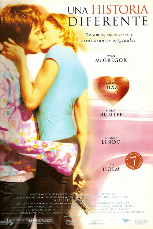 A Life Less Ordinary - Spanish Movie Poster