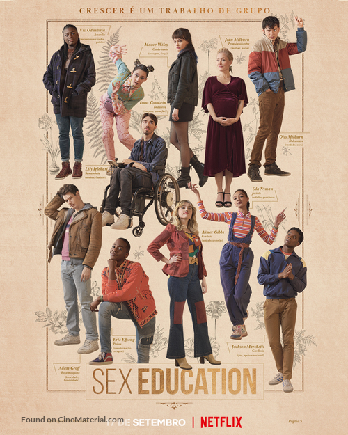&quot;Sex Education&quot; - Brazilian Movie Poster