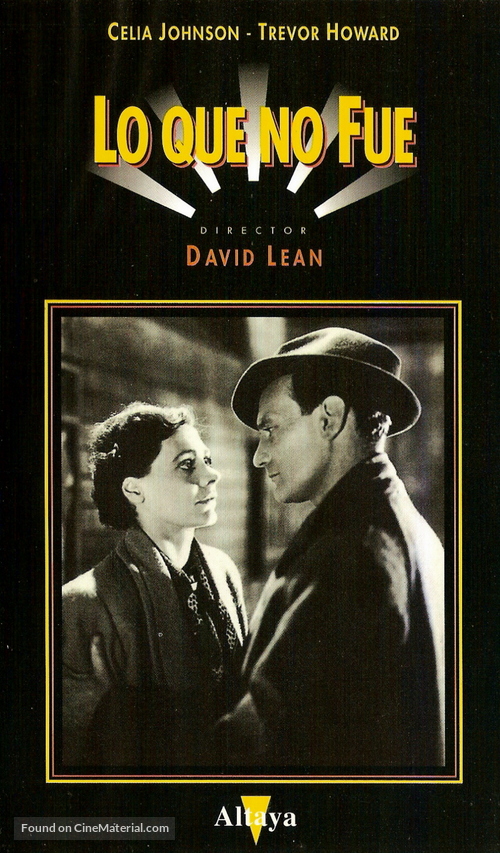 Brief Encounter - Spanish VHS movie cover