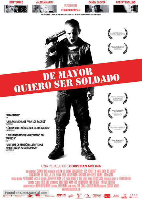 De mayor quiero ser soldado - Spanish Movie Poster