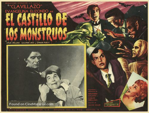 El castillo de los monstruos - Mexican Movie Poster