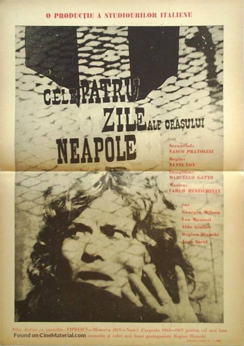 Le quattro giornate di Napoli - Romanian Movie Poster