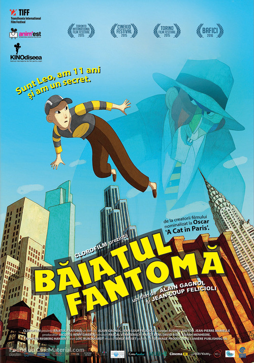 Phantom Boy - Romanian Movie Poster