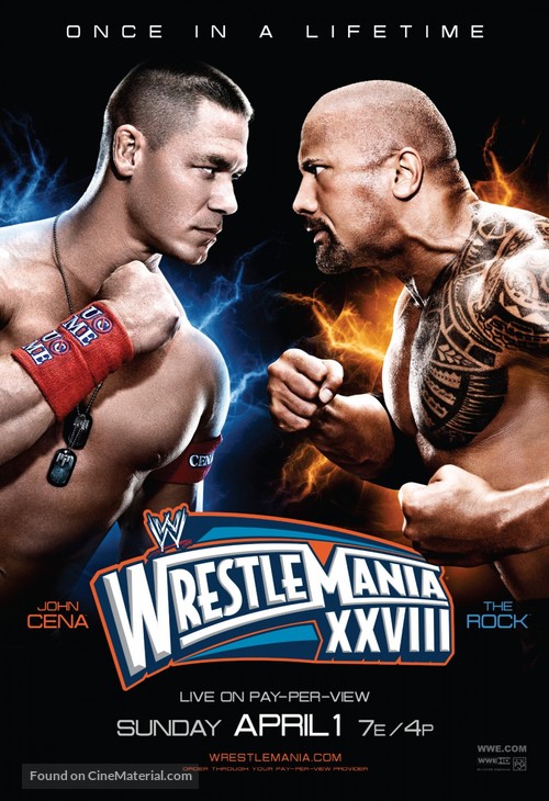 WWE WrestleMania XXVIII - Movie Poster