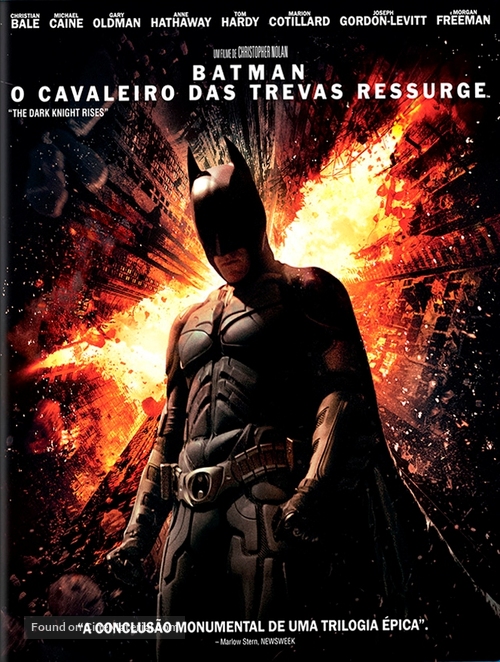 The Dark Knight Rises - Brazilian Blu-Ray movie cover
