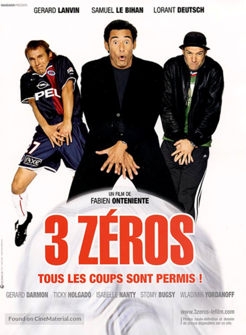 3 z&eacute;ros - French Movie Poster