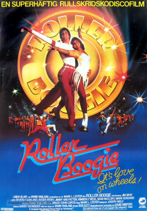Roller Boogie - Swedish Movie Poster