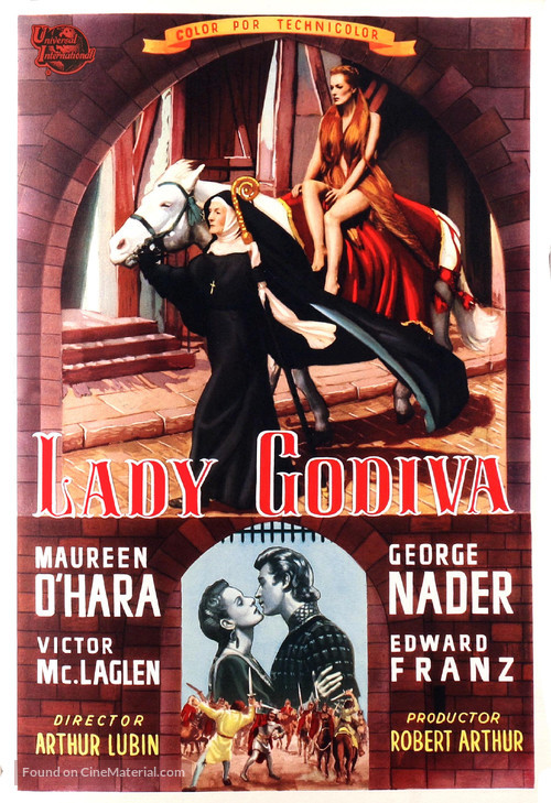 Lady Godiva of Coventry - Spanish Movie Poster