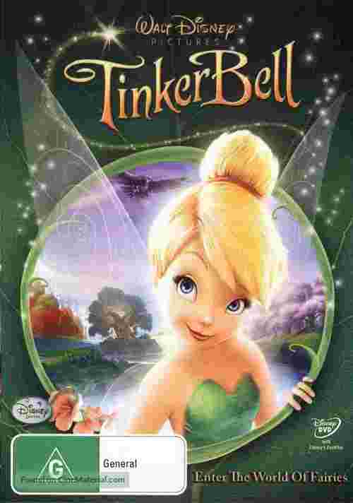 Tinker Bell - Australian DVD movie cover